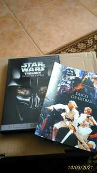 Dvd STAR WARS Trilogy Disco de EXTRAS Guerra Estrelas Filmes Trilogia