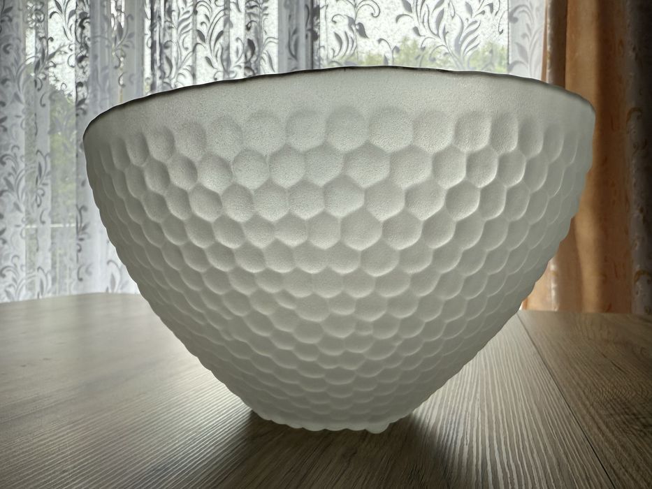 Niepowtarzalna misa Granat ze złotą obwódką HSG Ząbkowice