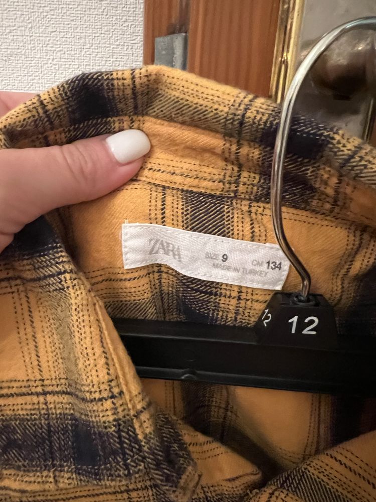 Рубашка в клетку  Zara