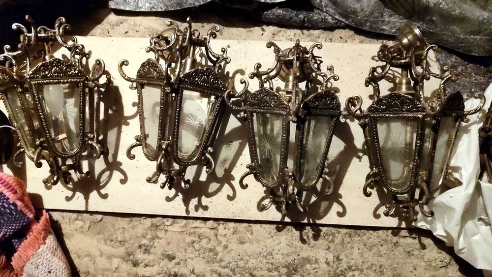 Candeeiros antigos - 4 de teto