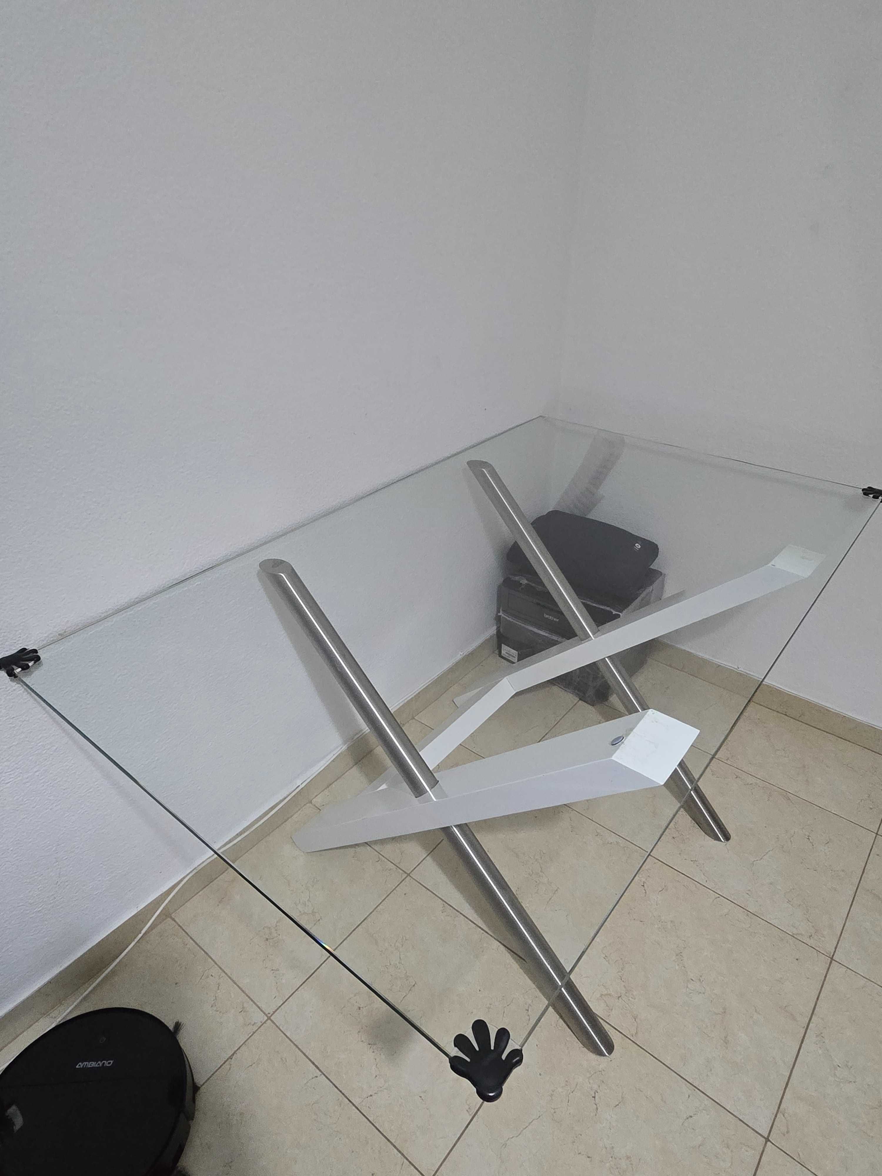 Mesa de vidro sala