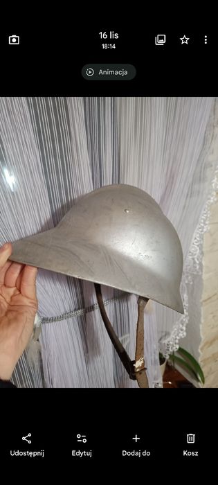 Oryginalny Aluminiowy kask strażacki