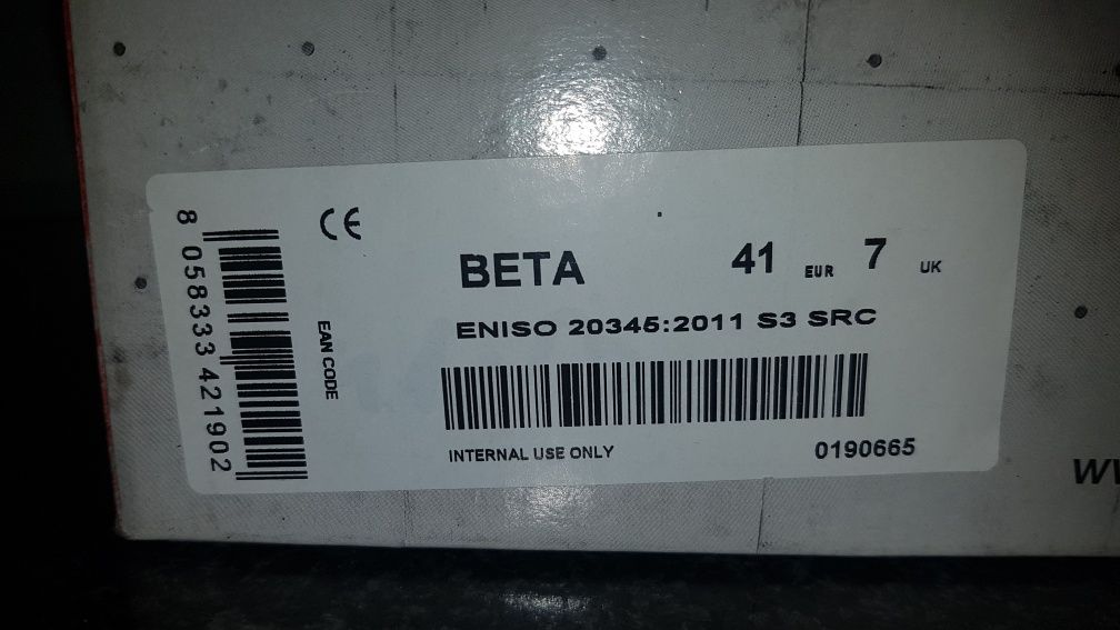 Sapato de  biqueira de aço