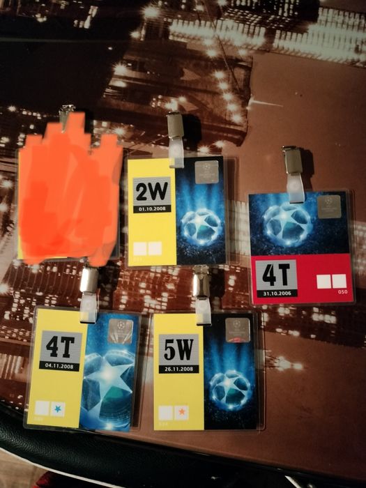 Várias Credenciais SCP, UEFA e FPF