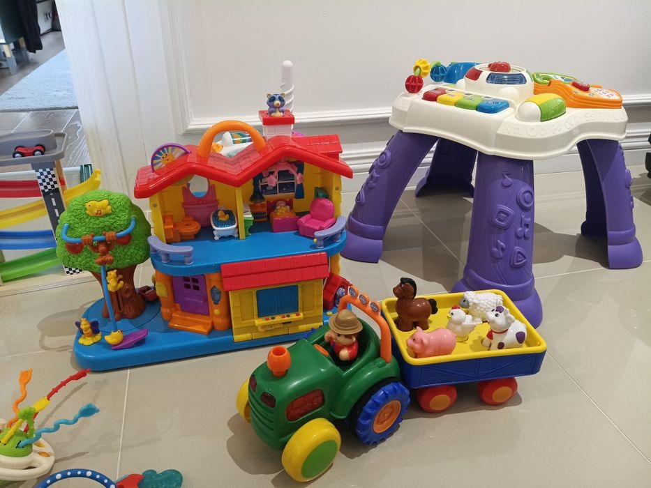 Traktor Farmer dumel interaktywna mówi po polsku jeździ