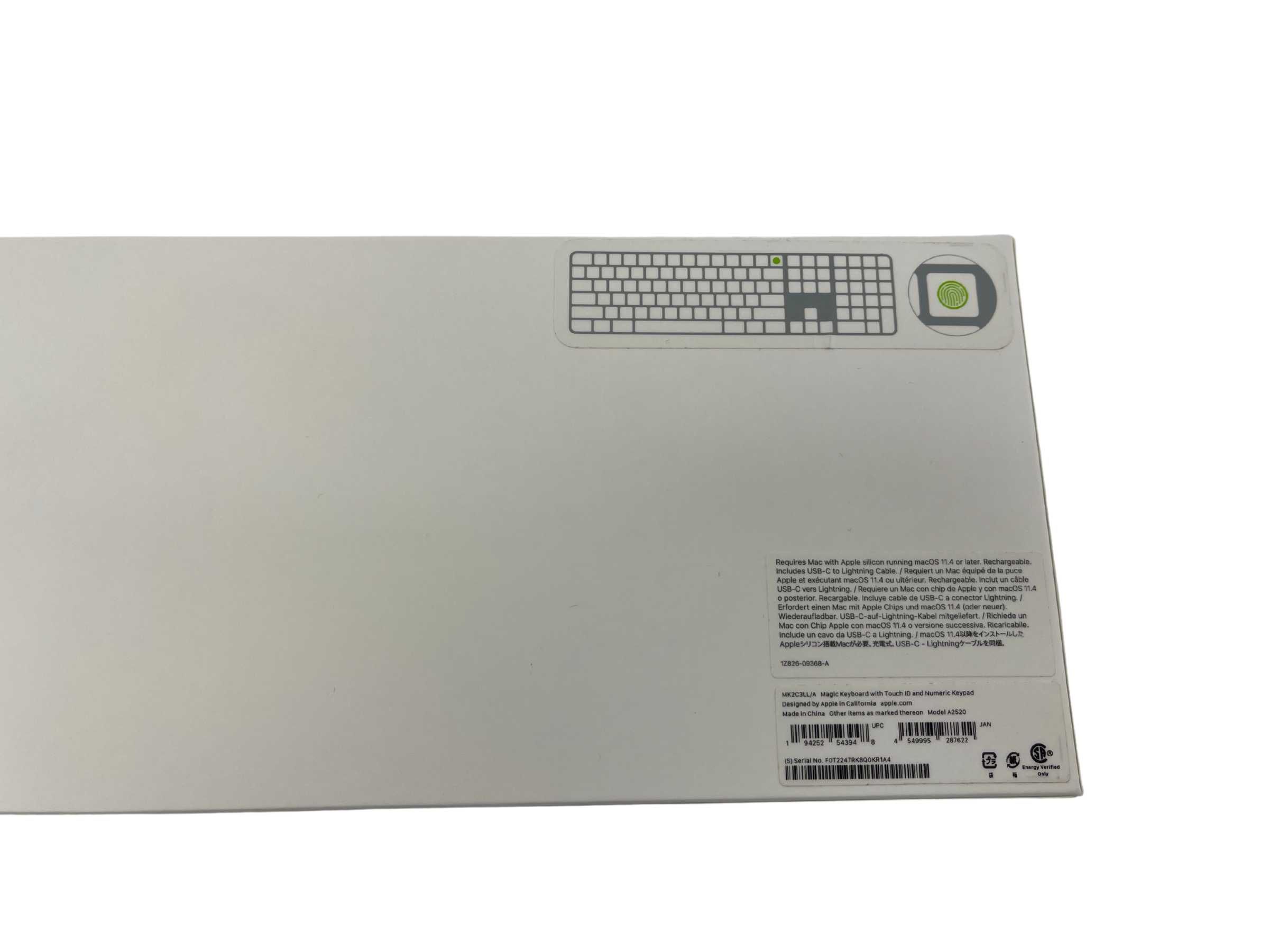 Клавіатура Apple Magic Keyboard with Touch ID and Numeric Keypad
