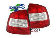 Lampy tył tylne OPEL ASTRA II G 97-04 HB czerwono białe