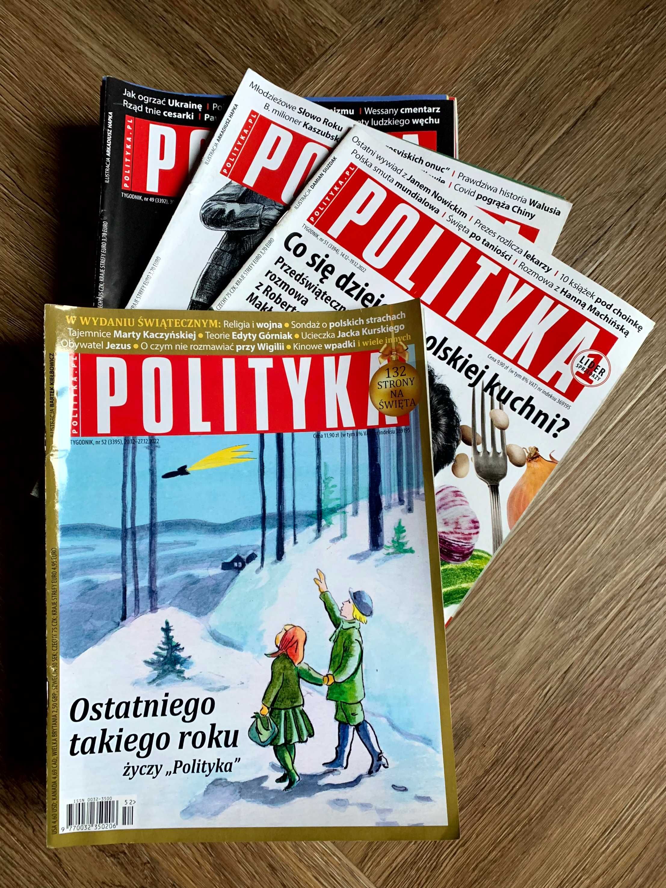 Polityka tygodnik gazeta czasopismo rocznik 2022 17 numerów stan BDB