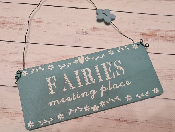 Декоративная картина-табличка "fairies meeting place"