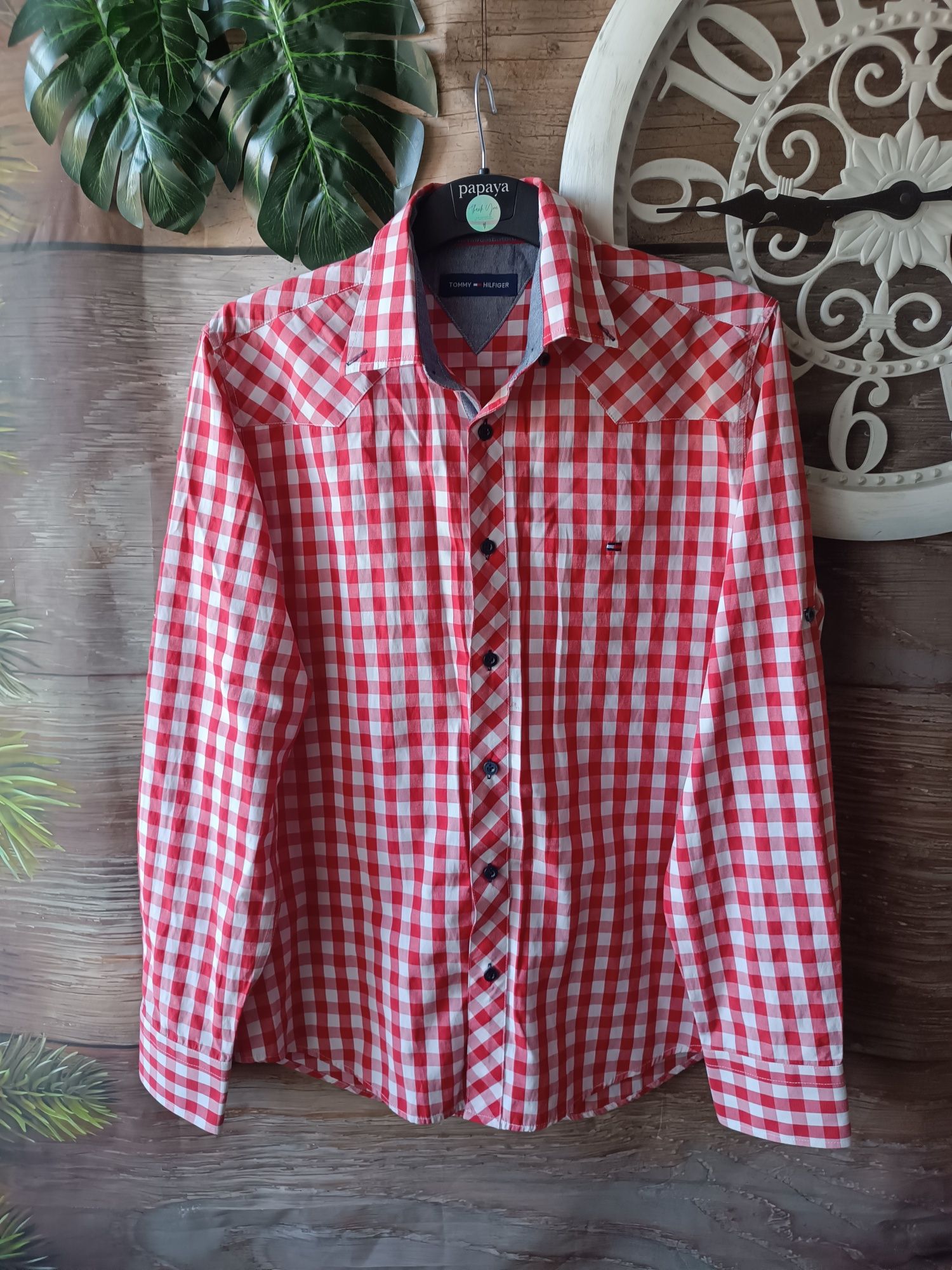 Брендова молодіжна сорочка Tommy Hilfiger р 46-48