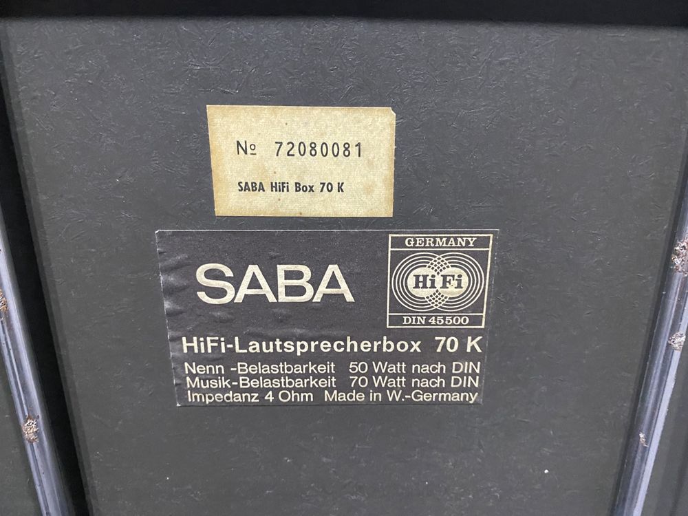 Saba 70k hifi box