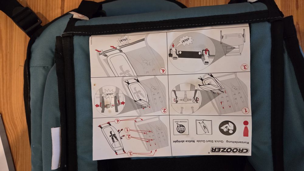 Croozer hamaczek nosidełko przyczepka rowerowa