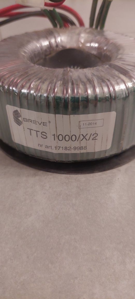 Transformator Toroidalny BREVE 1000/x/2