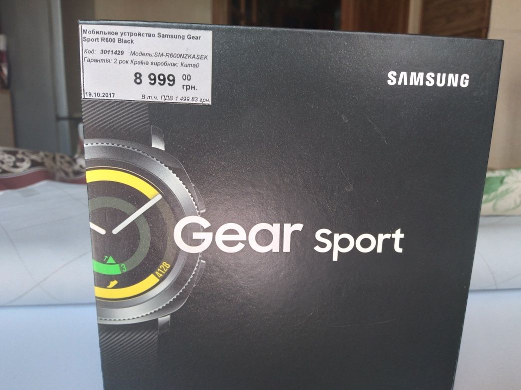 Smart watch умные часы Samsung Gear Sport Blak