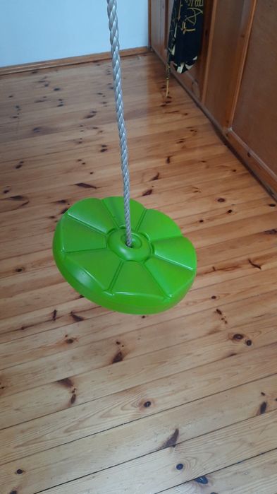 Huśtawka okrągła plastikowa typu talerzyk