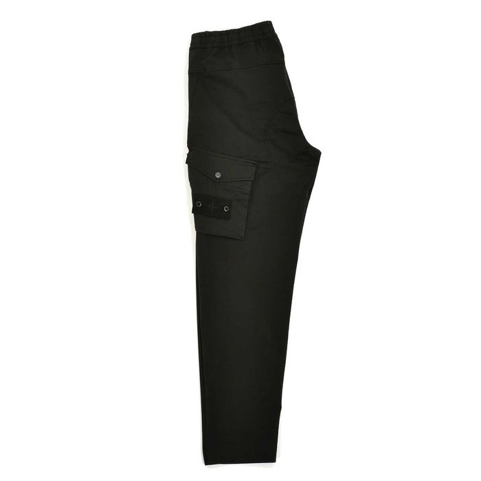 Штани-карго STONE ISLAND 310F2 Ghost Piece Cargo Pants Black SI0132-BK