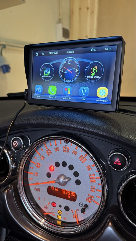 Carplay/Android Auto para qualquer carro/universal - suporte vidro