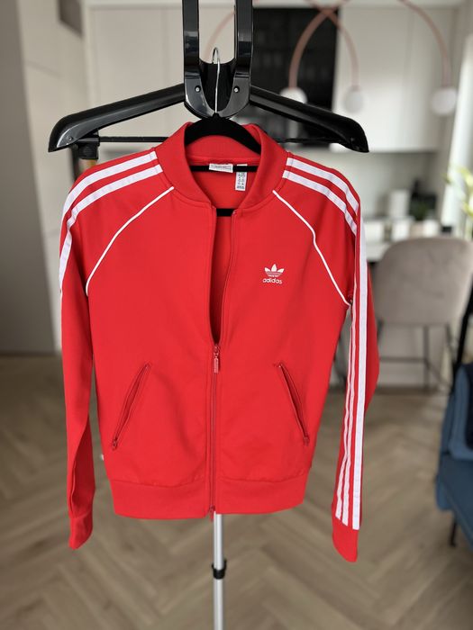 Bluza Adidas Original czerwona r. 32 stan idealny