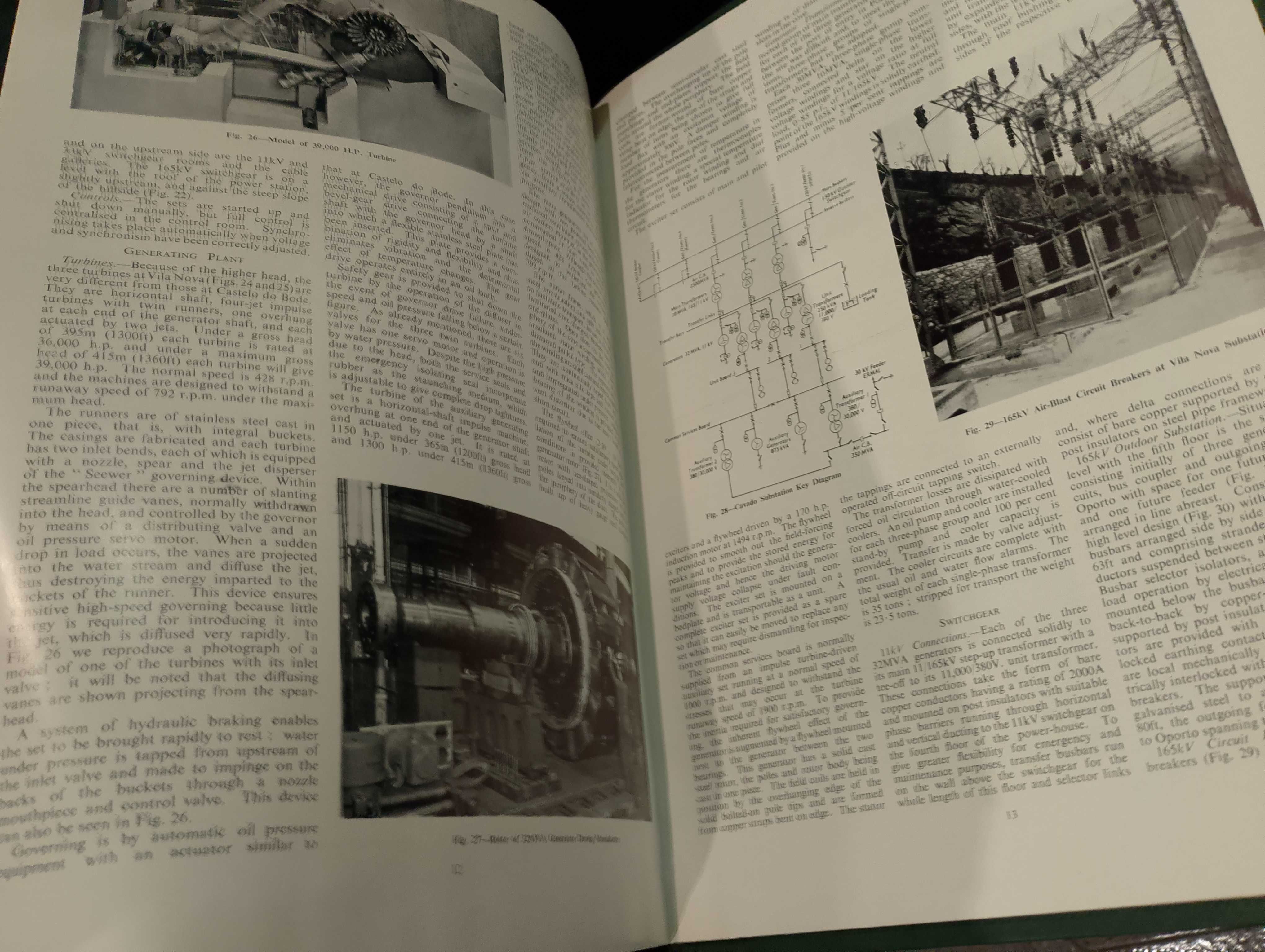 Cavado, Zêzere e Castelo de Bode "Barragens" ver descrição 1953