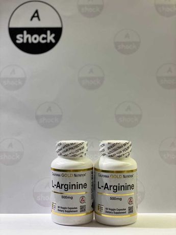 Аргинин California Gold Nutrition L-Arginine 500 mg 60caps есть омега