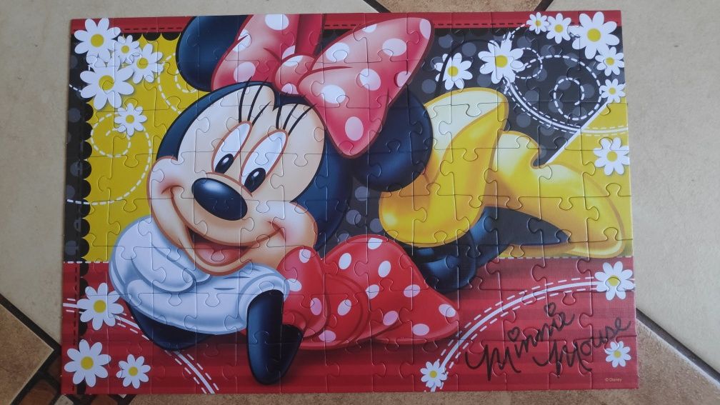 Puzzle myszka Minnie Mouse, 100 el.