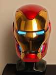 Máscara Avançada Iron Man Motorizada Automática Premium Tamanho Real
