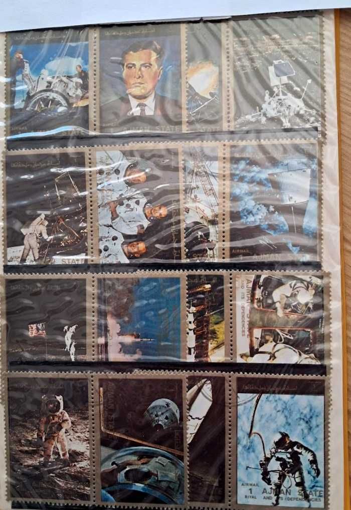 7 séries - 80 selos raros dos anos 70