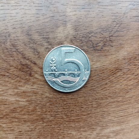5 koron czeskich 1993 Czechy moneta