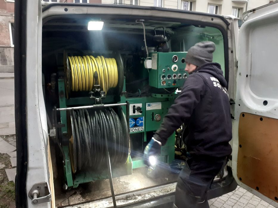 Hydraulik-Udrażnianie rur WUKO.Czyszczenie kanalizacji.Inspekcja TV