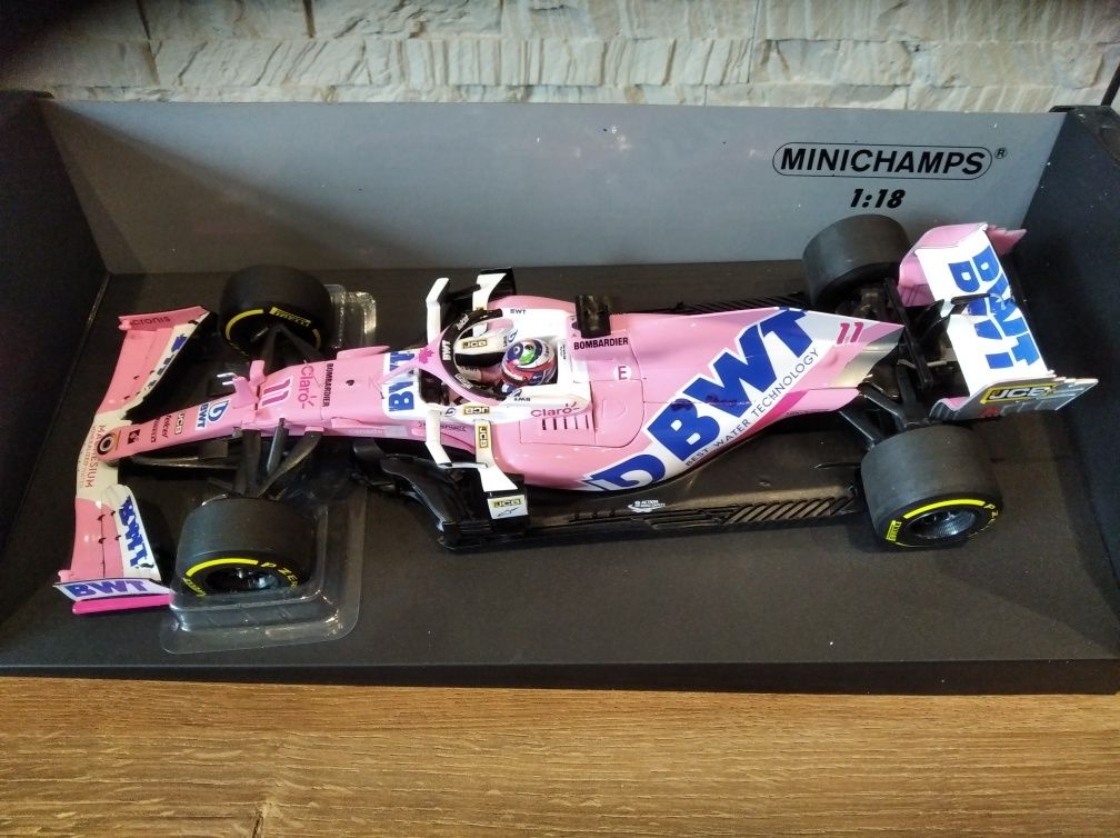 1:18 Minichamps BWT Racing Point F1 Team Mercedes RP20 S.Perez GP2020