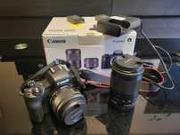 Canon EOS M50 body plus 2 obiektywy ( 15-45mm i 55-200mm) stan idealny