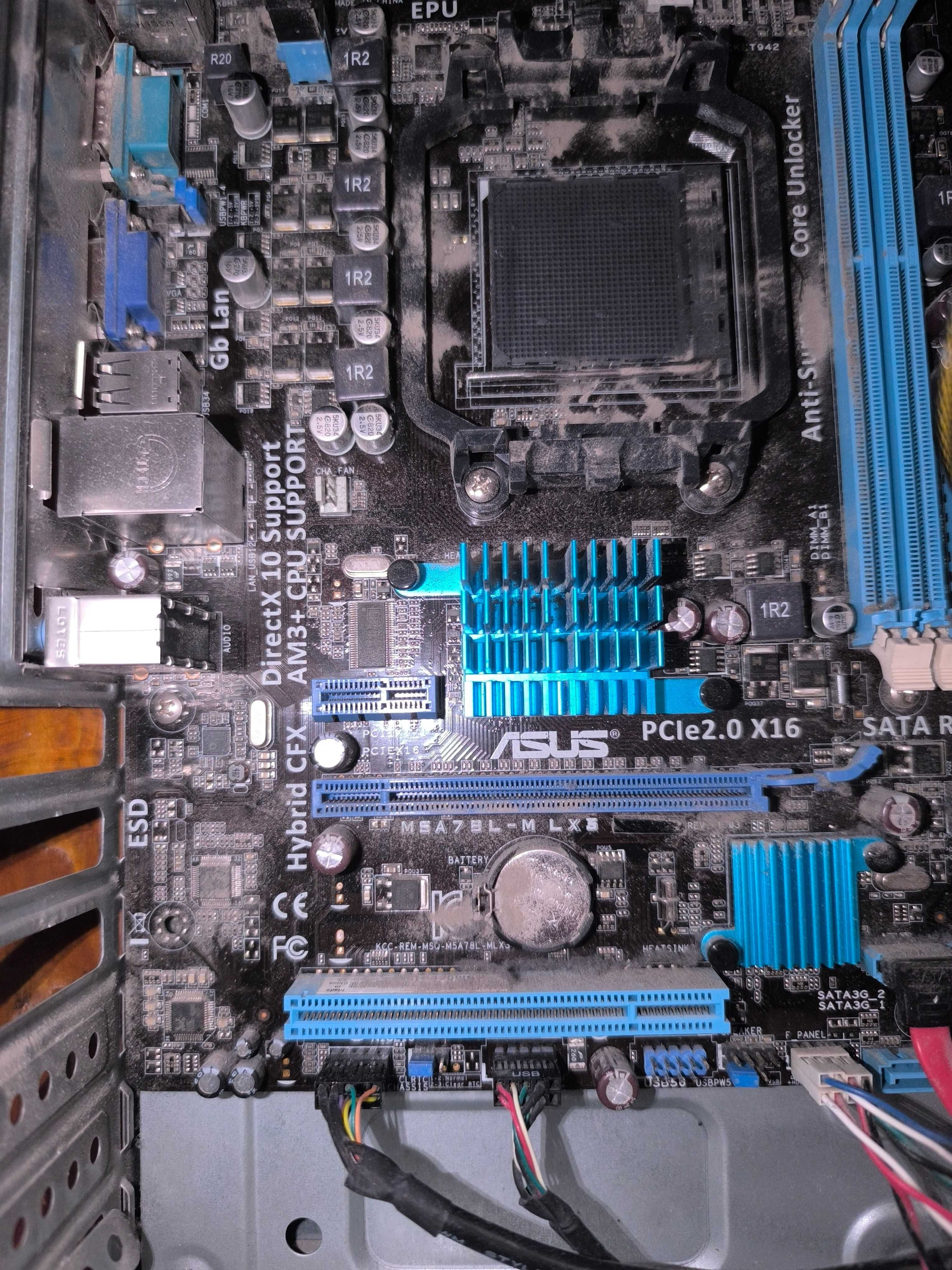 Płyta Główna Asus AM3+ M5A78L-M LX3  + Obudowa