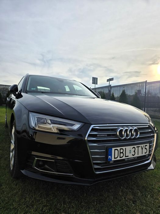 Audi A4 Avant Audi A4 B9 230km quattro s tronic ŁADNA ( Radary, Webasto, Ceramika)