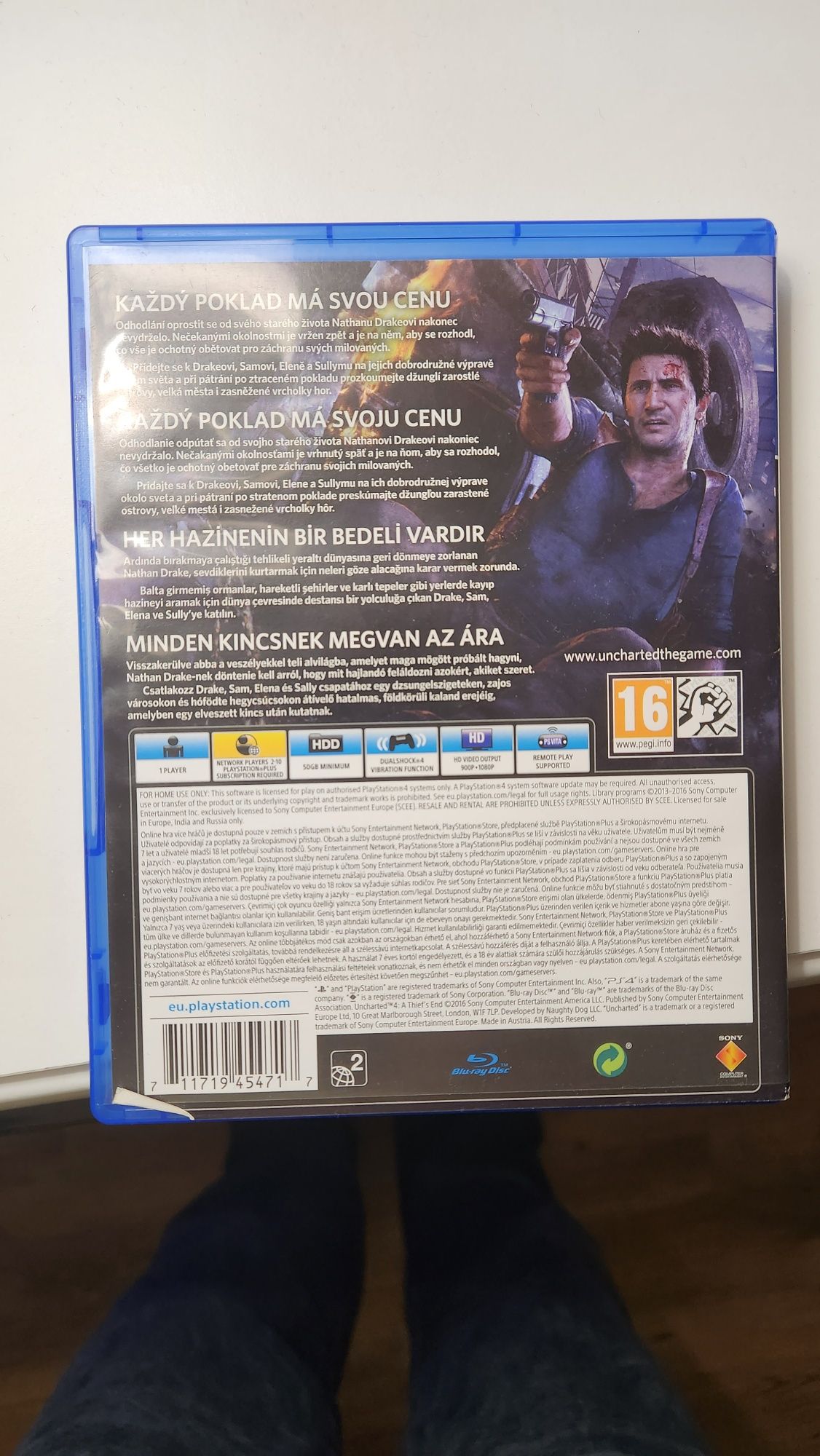 Uncharted 4 Kres Złodzieja PS4 PS5 Dub PL