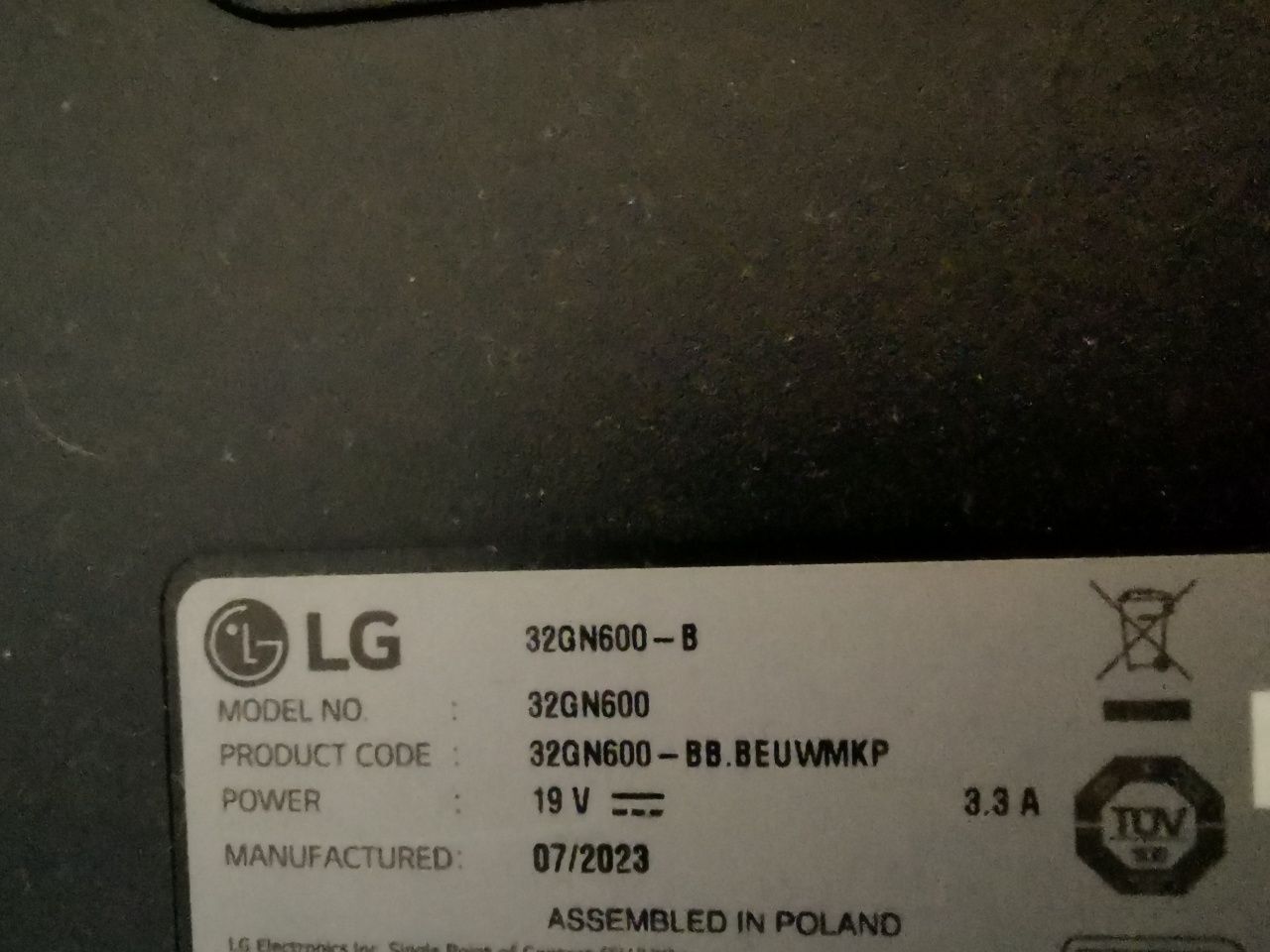 Monitor gaming LG UltraGear 32gn600 Ps5 PC  Xbox