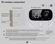 TUYA inteligentny termostat Wi-Fi + stacja pogodowa -piec gazowy/elekt