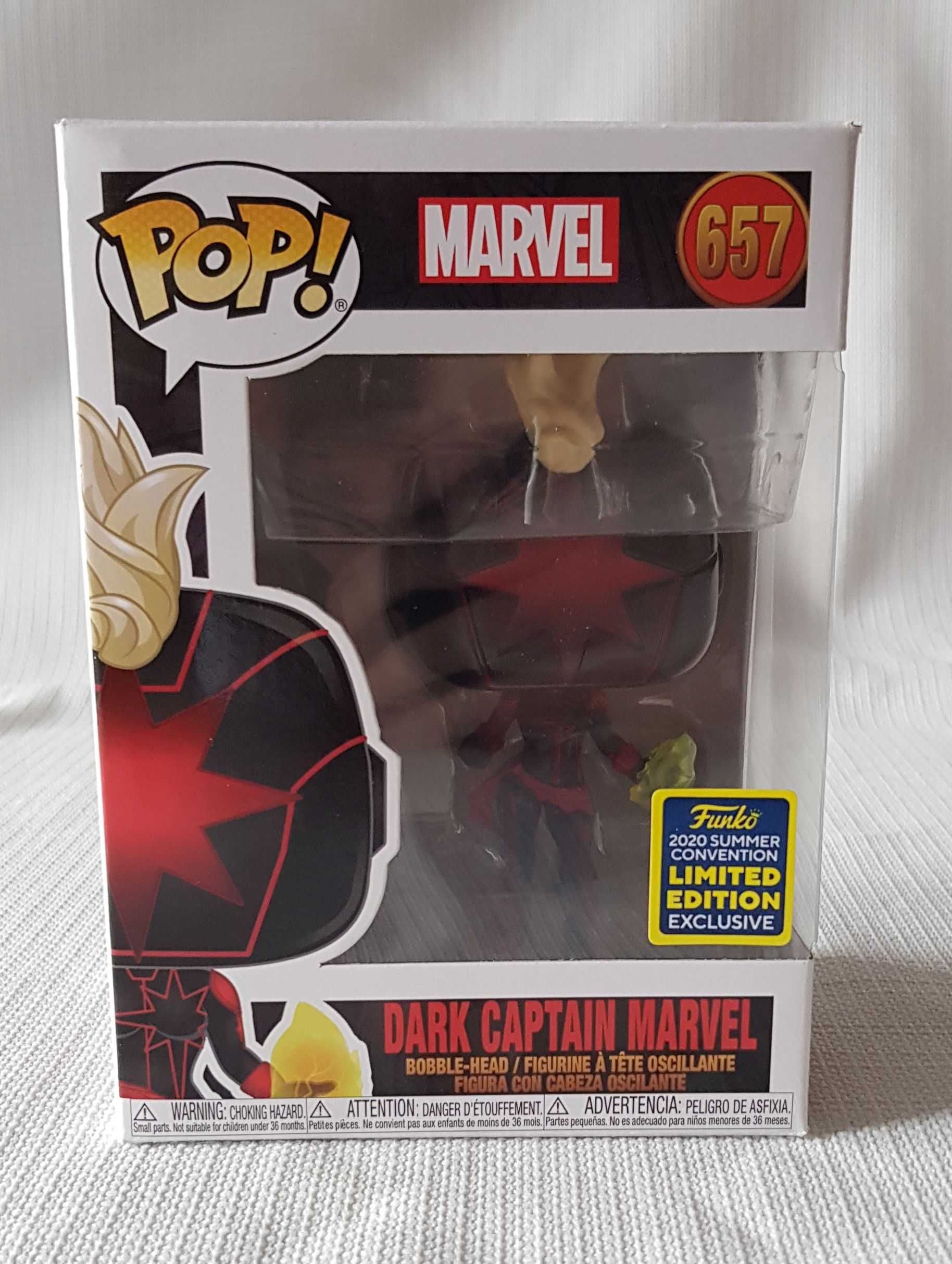 FUNKO POP Dark Captain Marvel 657#