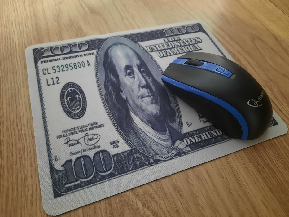 Розпродаж! 100$ доларів ! Коврик для комп'ютерної миші ! Килимок ПК