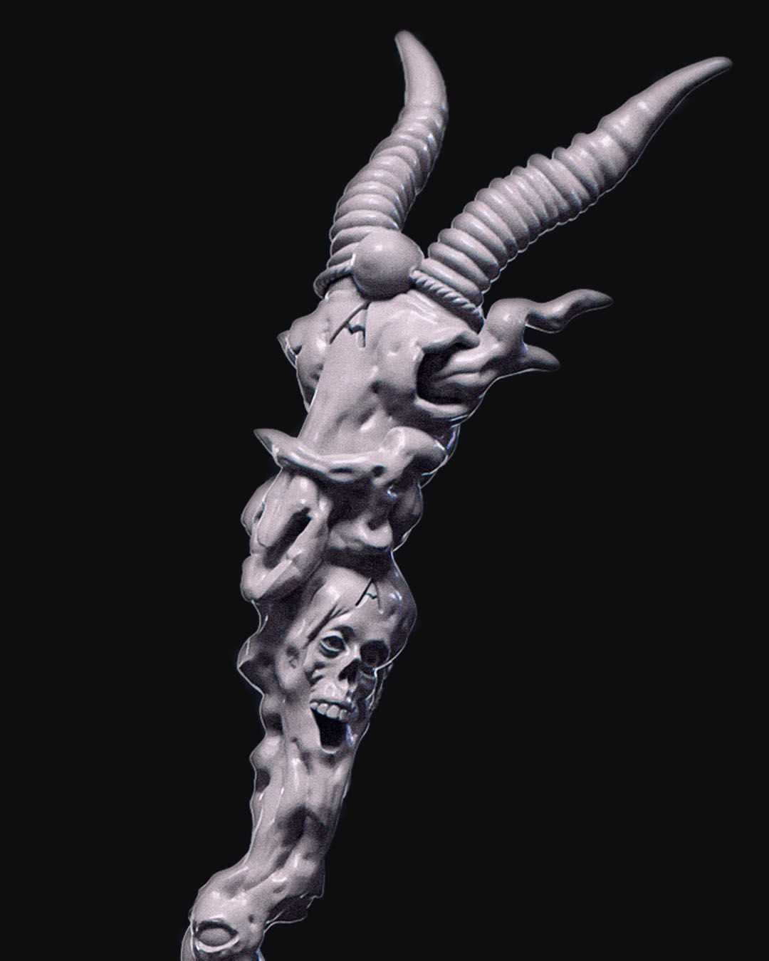 Kalal Arcykapłan Figurka 32mm 14K zgodna z DnD RPG Pathfinder Warhamm.