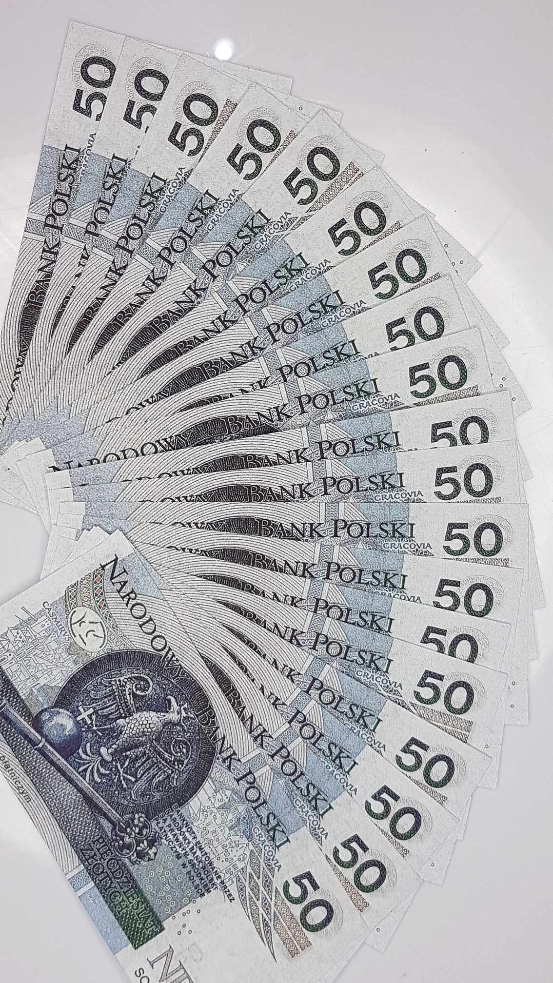 50,100,200,500zł banknoty do zabawy i nauki zestaw