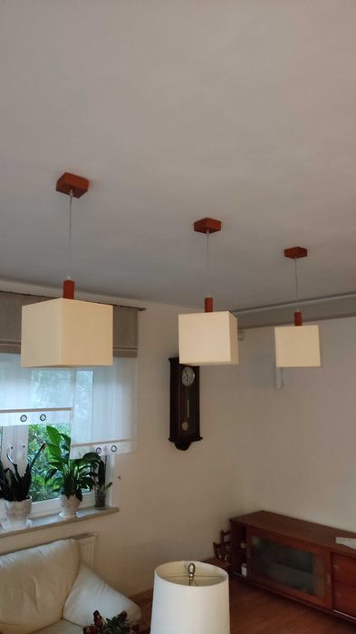Komplet 3 abażurów  E27 do lamp wiszących lub stojących