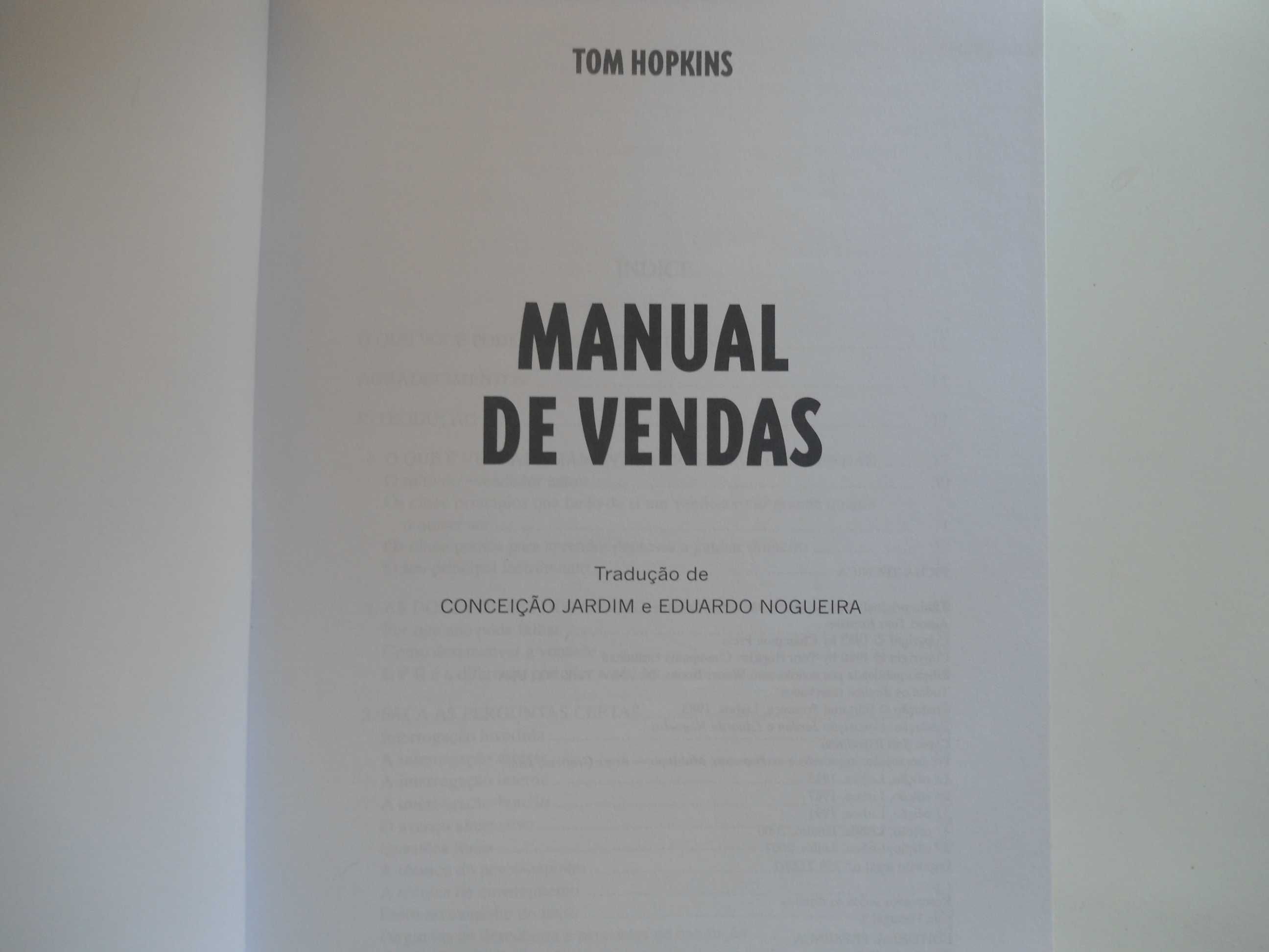 Manual de Vendas por Tom Hopkins