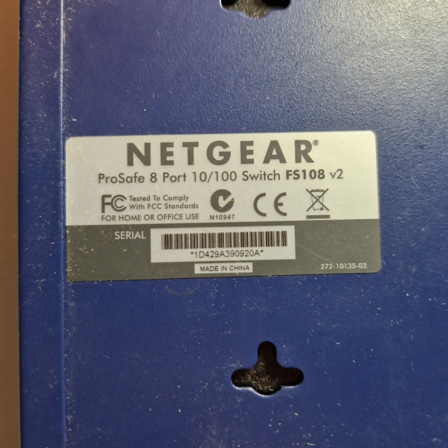 Netgear Switch 10/100 mbps