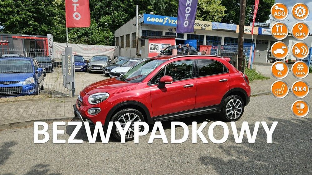 Fiat 500X CrossPlus4x4/Navi/Kamera/Tempomat/Parktronik/Serwis/AtrakcyjnyWygląd!