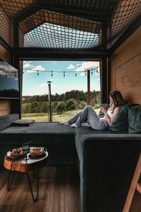 domek w górach SAUNA BALIA JACUZZI tiny house spa dla 2 osób z psem