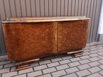 Komoda ART-DECO RTV Orzech-Czeczot Niska Stara Antyk Po Renowacji.