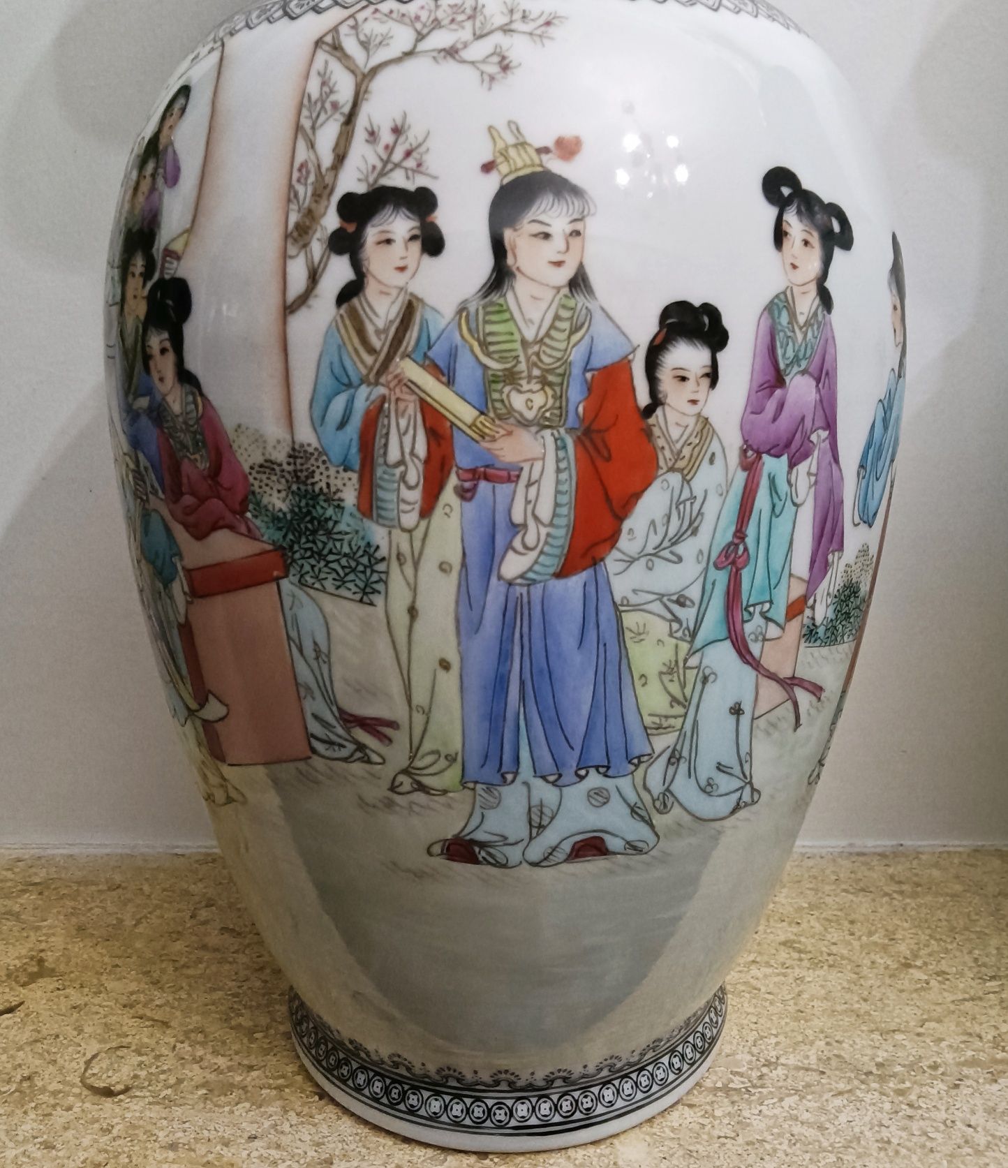 Par de vaso/ jarra em porcelana chinesa. China