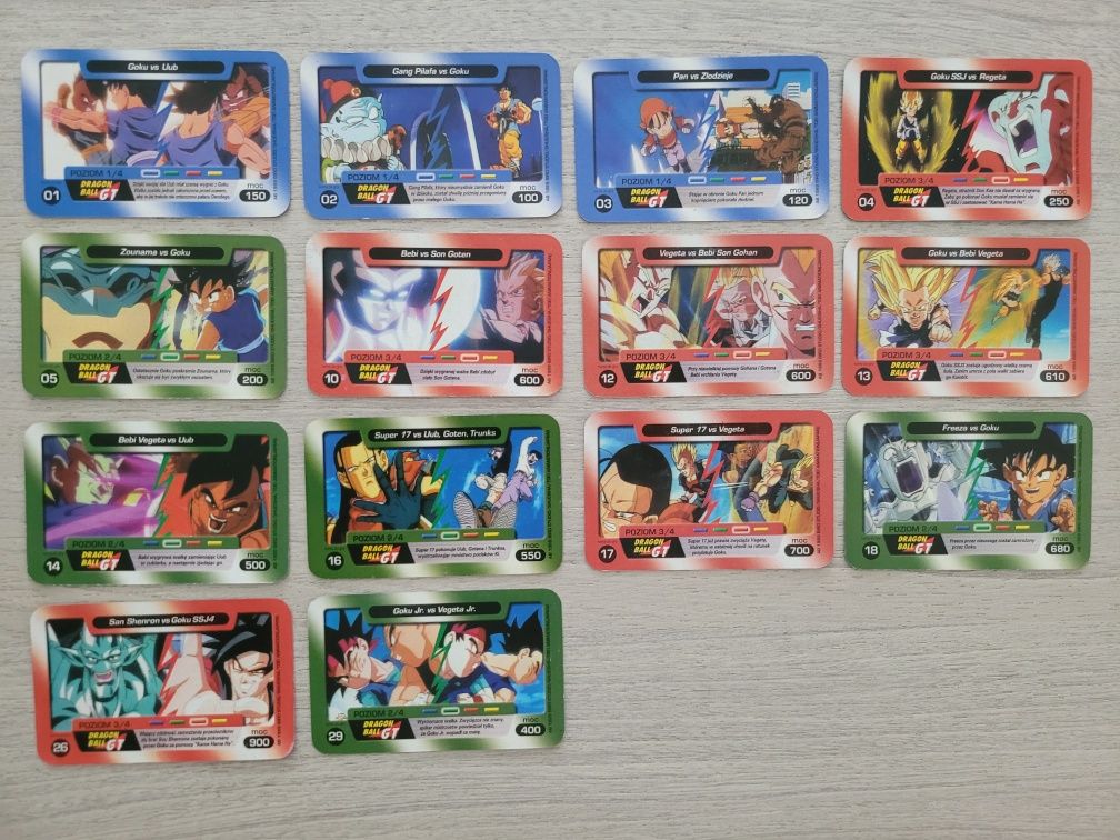 Karty walki Dragon Ball Chio - 30 sztuk