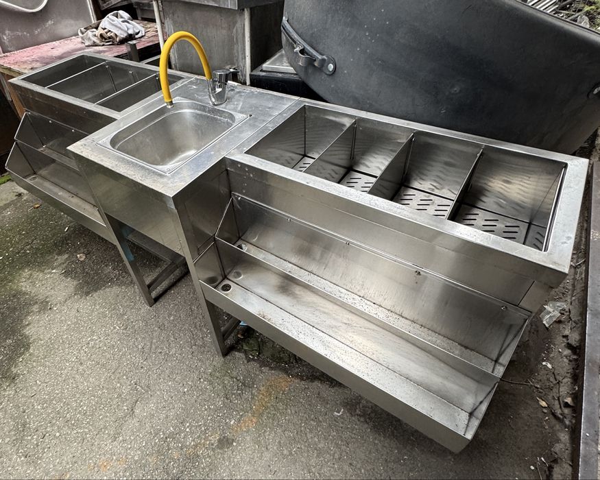 Станція бармена з мийкою робоче місце 200х600