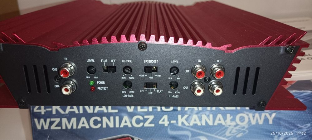 Amplificador audio para automóvel